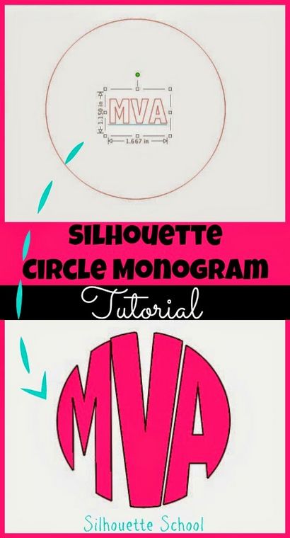 Silhouette Kreis-Monogramm-Tutorial (Your Font Wahl!) - Silhouette Schule