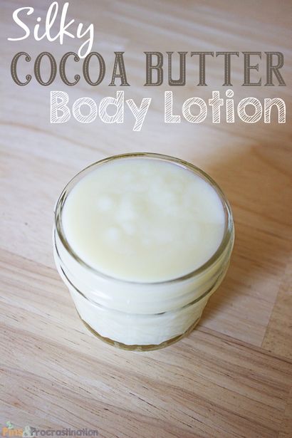 Silky Beurre de Cacao Lotion pour le corps - Pins et procrastination