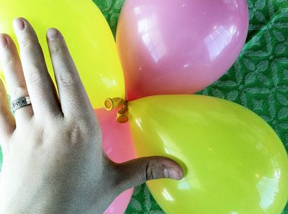 Einfach und Dekorationen preiswerte Partei Wie ein Mini-Ballon Topiary Make