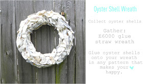 Simple Daisy Oyster Shell Couronne