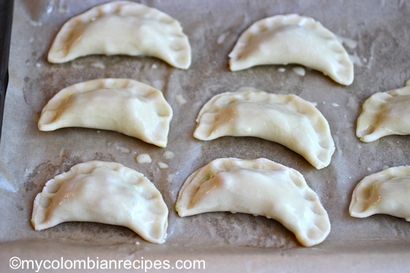 Einfacher Empanada Teig zum Backen, My kolumbianische Rezepte