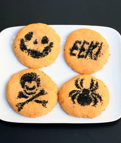 Les cookies simples Halloween sucre