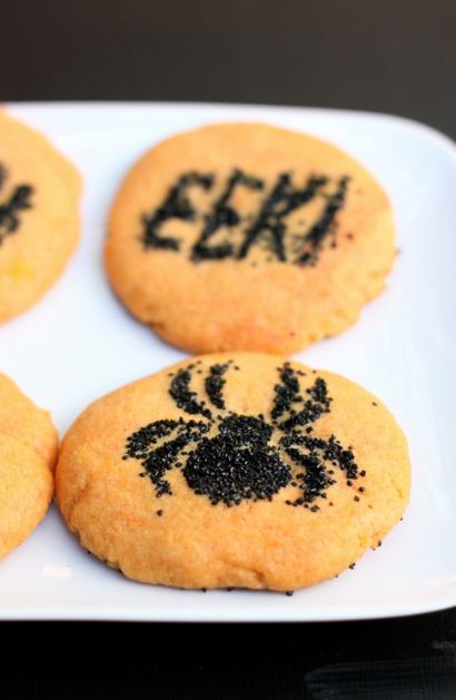 Les cookies simples Halloween sucre