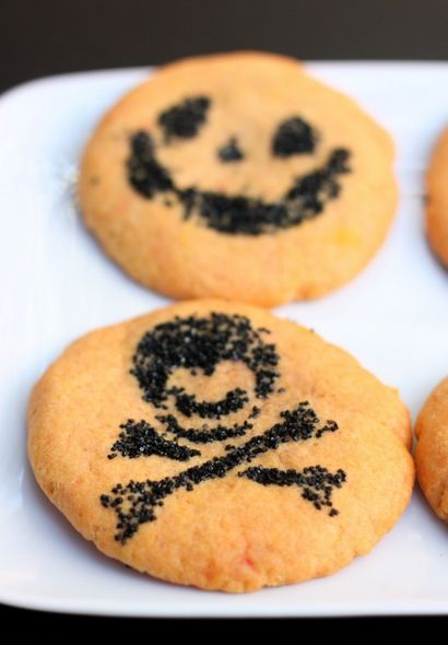 Les cookies simples Halloween sucre