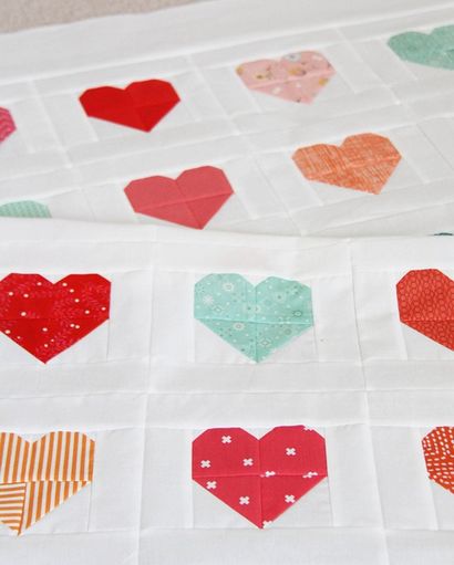 Simple coeur Quilt, Cluck Cluck Sew