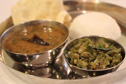 Einfache Zutaten Indian Flat Beans Curry
