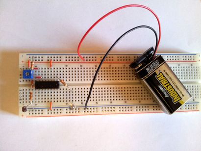 Simple Light Detector mit Empfindlichkeitsregler 7 Schritte (mit Bildern)