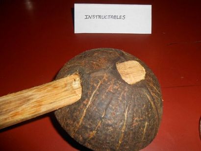 Einfaches Musik-Instrument Mit Coconut Shell und Bambus-Stock