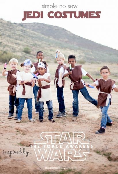 Simple Wars No-Sew étoiles Costumes Jedi Tunique - Mom Endeavours