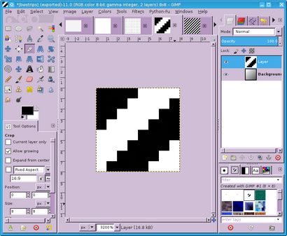 Einfache Muster füllen in Gimp - Graphic Design Stapel von Exchange