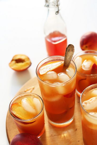 Simple Peach Thé glacé, minimalistes Recettes Baker