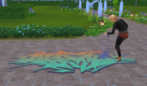 Sims City Living 4 - Guide Graffiti