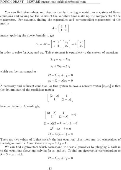 Valeur de décomposition Tutoriel Singulier