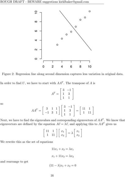 Valeur de décomposition Tutoriel Singulier