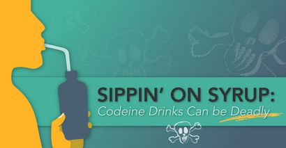 DÉGUSTENT le sirop Codeine boissons peut être mortel