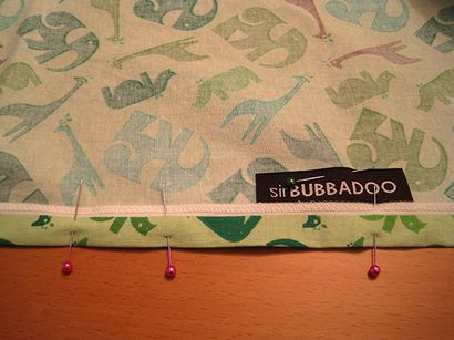 Sir Bubbadoo Tutorial Wie man eine Matratze Blatt (Kleinkind-Bett-Blatt)