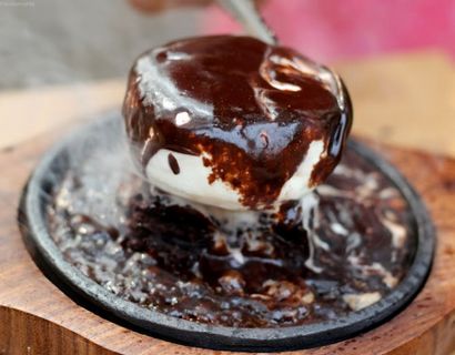 Sizzling Schokolade Brownies Rezept, wie knisternde Brownies machen