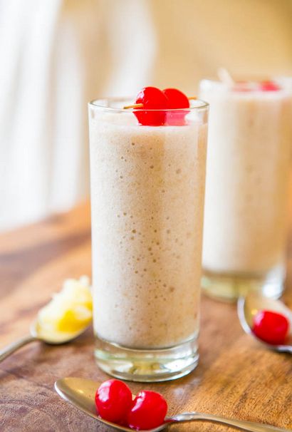 Skinny Pina Colada Smoothie - Averie Cooks