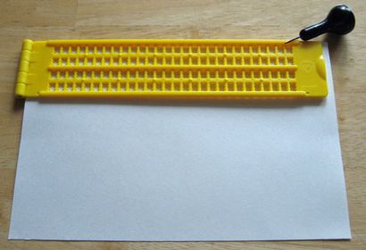 Slate und Stylus - Louis Braille SchoolLouis Braille-Schule