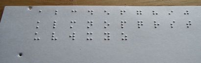 Slate und Stylus - Louis Braille SchoolLouis Braille-Schule