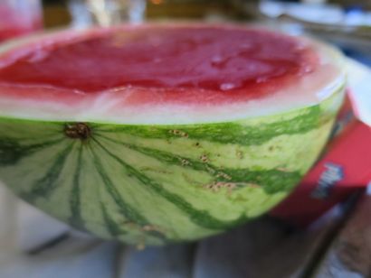 Geschnitten Watermelon Jello Shots - Positively Stacey