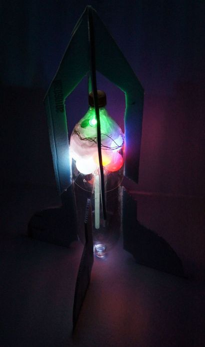 Bouteille de Soda Rocket LED Feux d'artifice, Faites en sorte