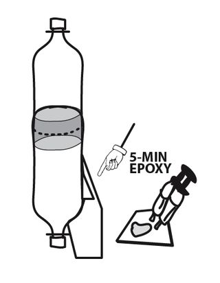 Soda-Flasche Wasser Rakete 10 Steps (mit Bildern)