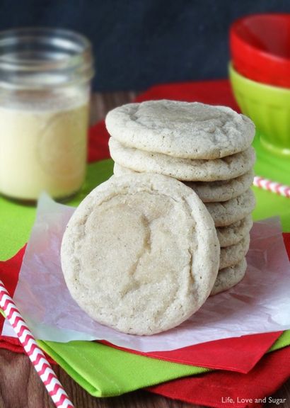 Weich und Chewy Eierlikör Cookies - Leben Liebe und Zucker