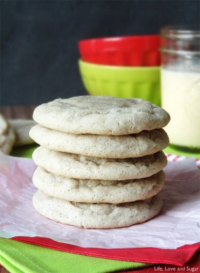 Weich und Chewy Eierlikör Cookies - Leben Liebe und Zucker
