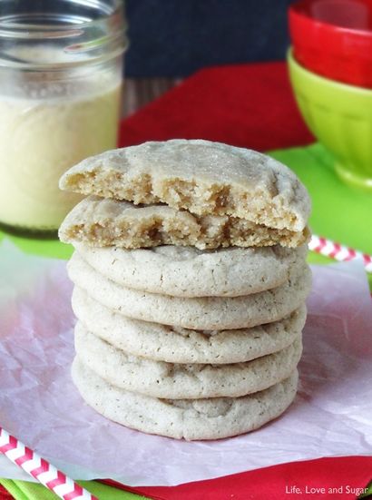 Weich und Chewy Eierlikör Cookies - Leben Liebe und Zucker