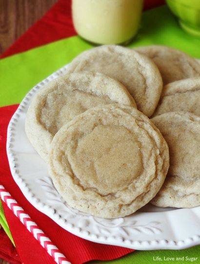 Weich und Chewy Eierlikör Cookies - Leben Liebe und Zucker