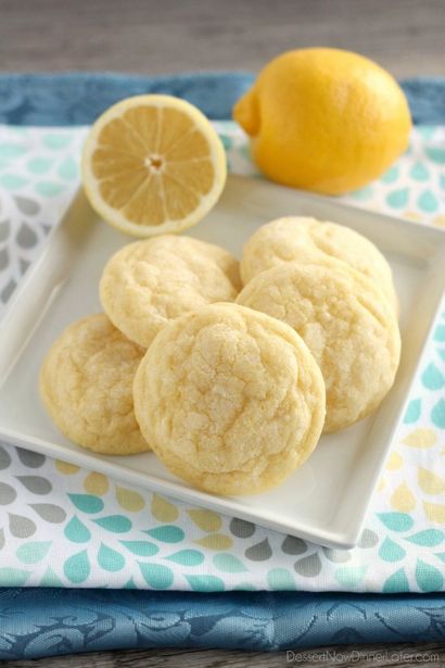 Douce au four citron Biscuits (vidéo) - Dessert Maintenant, dîner plus tard!