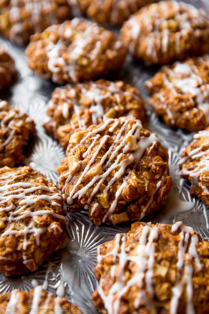 Soft - Chewy Biscuits à l'avoine et aux raisins - Sallys cuisson Addiction