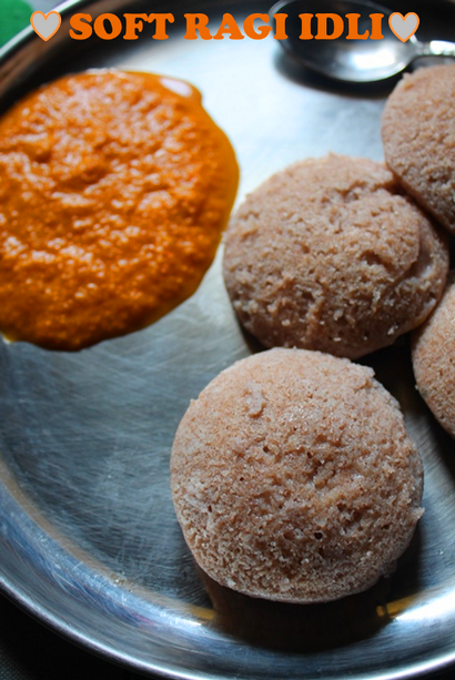 Recette souple Ragi Idli