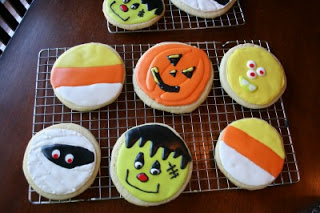 Weiche Zuckerplätzchen-Rezept-Halloween-Stil - Familie Frische Mahlzeiten