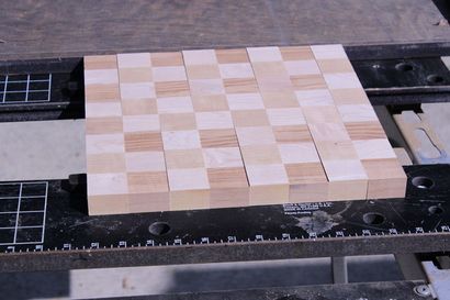 Massivholz Schachbrett 9 Schritte (mit Bildern)