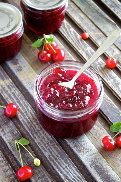 Sour Cherry Jam, einfaches Bites