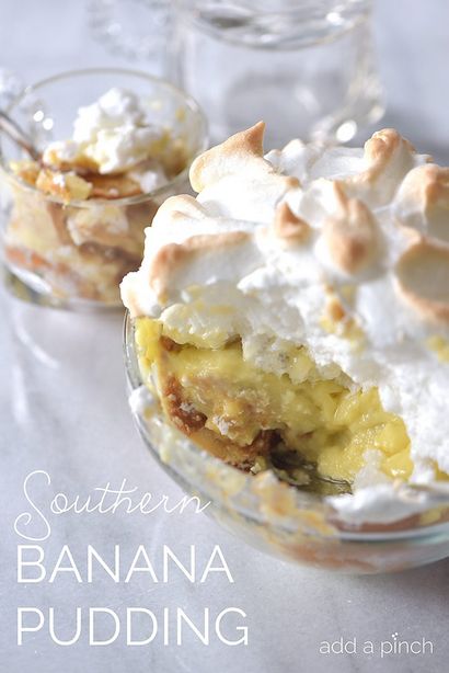 Recette du Sud Banana Pudding, ajoutez une pincée (pincement) Recette du Sud Banana Pudding, ajoutez une pincée