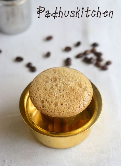 Filtre sud de l'Inde Café-Comment faire le café filtre, Padhuskitchen