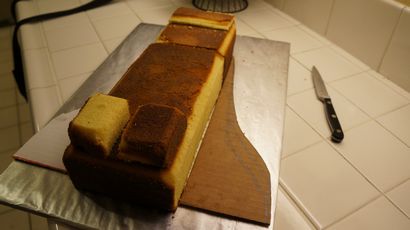 Space Shuttle-Kuchen Ein Kuchen, Tutorial