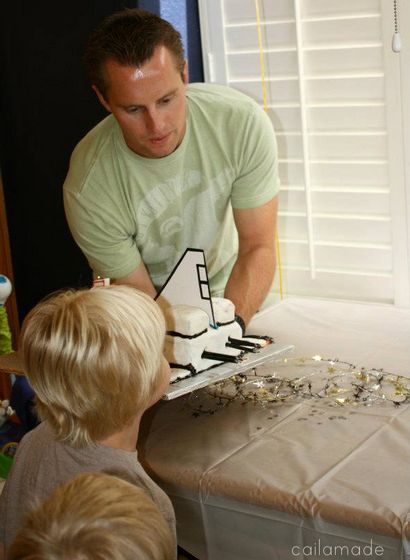 Space Shuttle-Kuchen Ein Kuchen, Tutorial