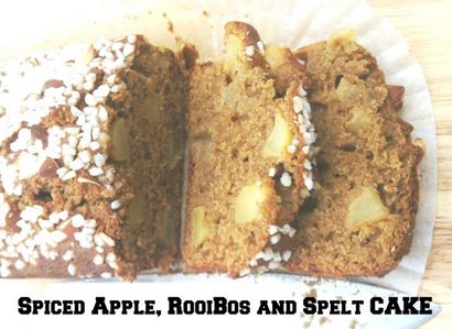 Spiced Apple-Dinkel Kuchen mit Rooibos und Ginger