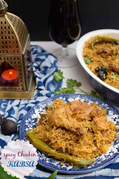 Spicy Chicken Arabisch Kabsa, entzückend Leben