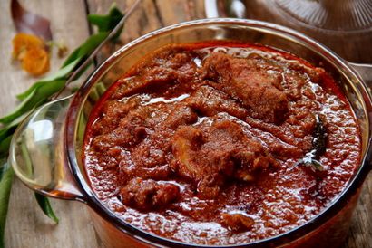 Curry épicé Chilly Kerala poulet