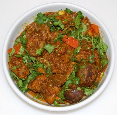 Spicy Pakistani Lamb Rezept (Karahi Gosht)