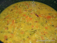 Pikante Leckereien Grün Gram Tomaten-Curry
