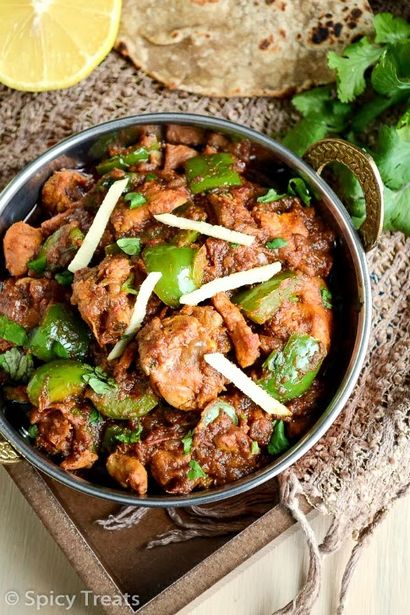 Pikante Leckereien Kadai Huhn, Kadai Chicken Curry, Chicken Karahi Rezept
