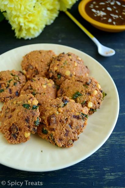 Treats épicé Masal Vadai recette, Masala Vada, Paruppu Vadai Recette