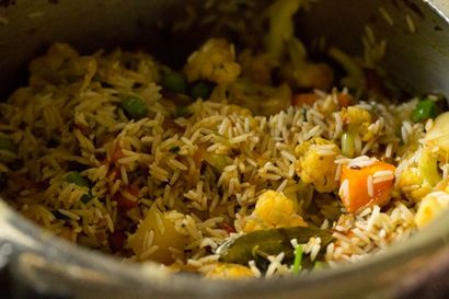 Épicée recette pulao de légumes, comment faire recette pulao veg épicée