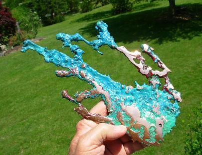 Splash Art de cuivre SpiritRock Shop (Sculpture Copper Splash) Splash Art de cuivre SpiritRock Boutique